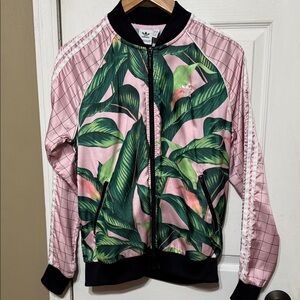 Adidas Tropical Pink and Green Jacket